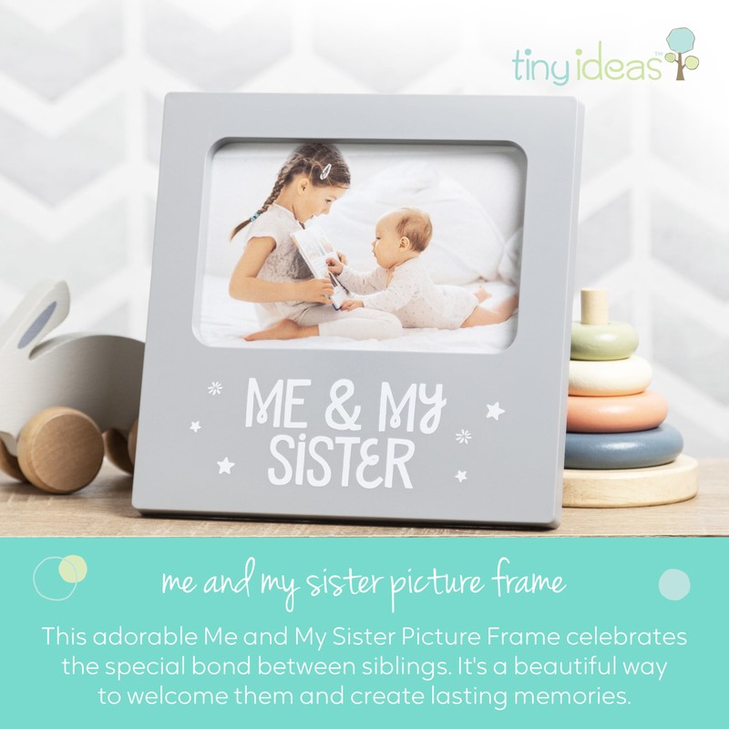 Tiny Ideas Me & My Sister Sentiment Keepsake Frame, Gift