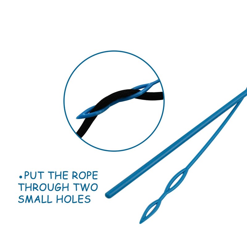 1Pcs 23In Flexible Plastic Drawstring Threader Tool, Easy Threader Drawstring