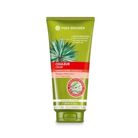 Yves 2 in 1 Color Safe Hair Mask - Repairing Hair Mask for Dry Damaged Hair - Natural Hair Mask for Color Treated Hair w/Organic Agave and Acai - Silicone Free Hair Treatment Masks w/Jojoba (6.7 oz)