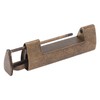 Antique Style Lock Spacing 5.9cm Auspicious Fish Lock Chinese Locks