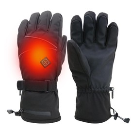 Heated Gloves for Men Women Battery Powered Heated Gloves Waterproof Touchscreen Winter Thermal Hand Warmer for Hiking Cycling Climbing