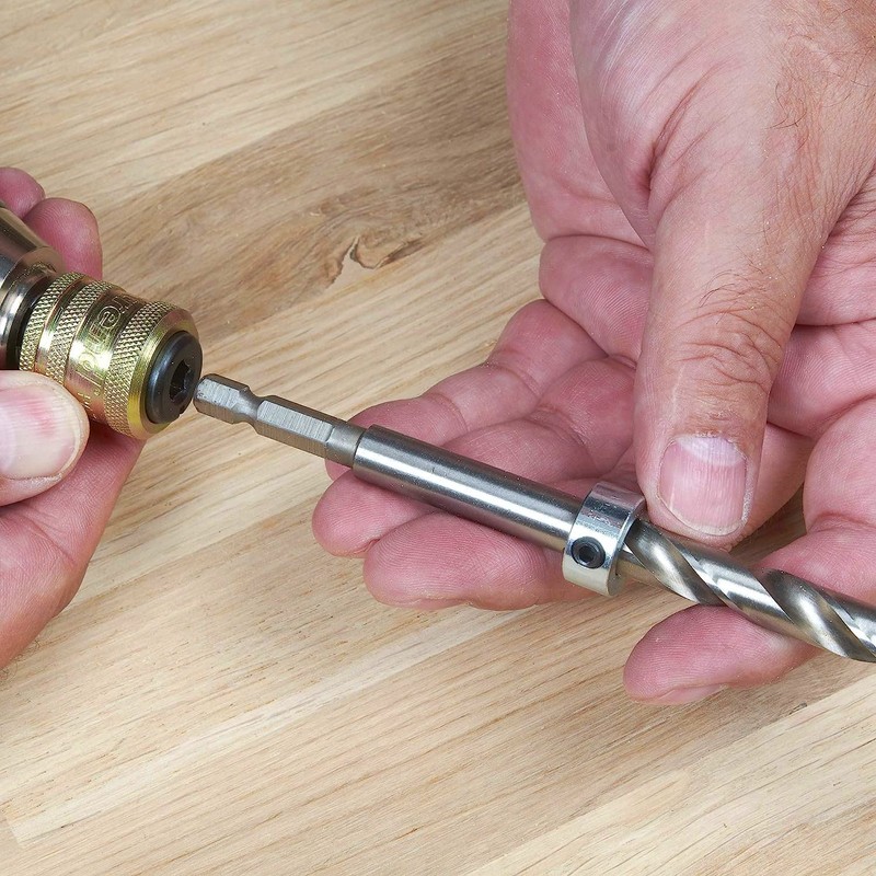 Trend HSS Pocket Hole Jig Drill Bit with Quick Release