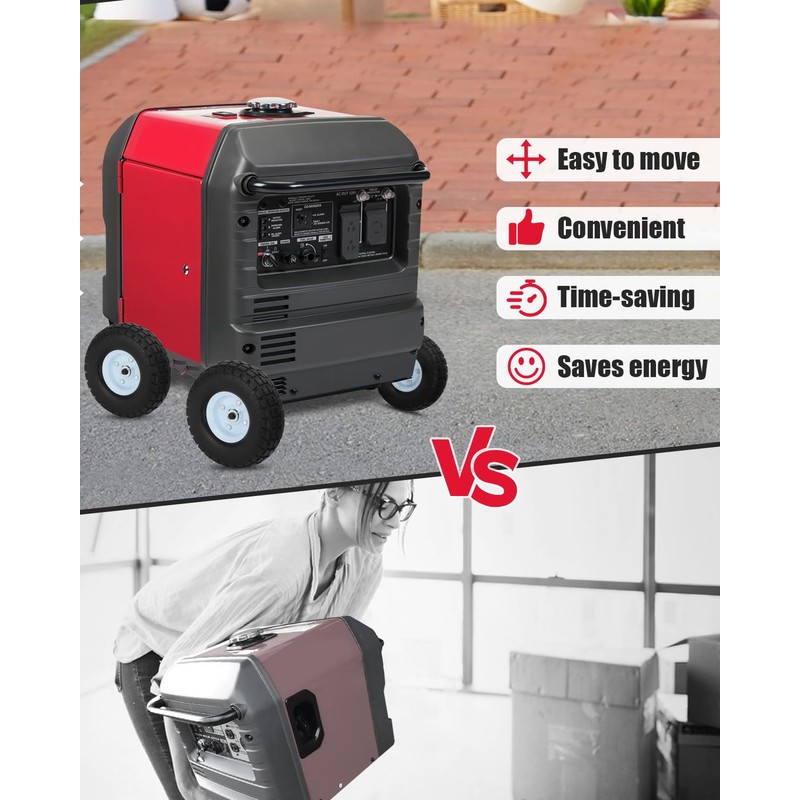 All Terrain Wheel Kit Fit for Honda EU3000is Generator Wheel