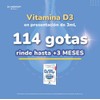 ONEDROP Vitamin D3 Liquid Supplement – 400 IU Per Drop,