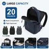 SUIKIHUM Waterproof Laptop Backpack for Men & Women, Flight Approved
