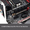PH49 PCIe4.0 X16 to 4-Port U.2 NVME SFF-8643 SFF-8639 Expansion