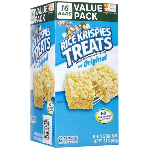 Kellogg's Rice Krispies Treats Rice Krispies Treats - Original - 0.78 oz - 16 ct