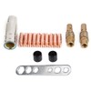 19Pcs/set MIG/MAG Welding Contact Tips 0.8 Gas Nozzle Tip Kit