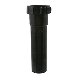 Westbrass 109606 1-1/2" x 6" Poly Slip-Joint Bath Drain Waste Assembly Extension Tube, Black