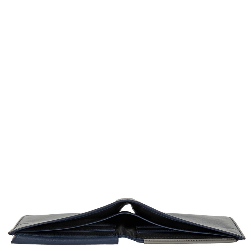 BRIC'S - Bernina Leather Wallet, blue, Elegant