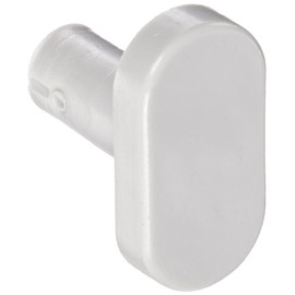 Rockwood 609 CT/100 DuraFlex Rubber Door Silencer for Wood Door, 3/8" Width x 3/4" Length, Gray Finish (Carton of 100)