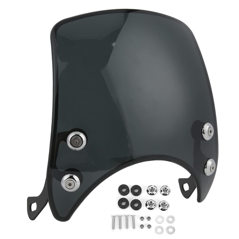 Motorcycle Headlight Fairing Retro Universal Motorcycle Flyscreen Windshield Motorbike Accessories