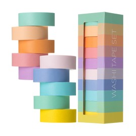 Mr. Pen- Washi Tape Set, 10 Pack, Decorative Tape, Washi Tapes, Colored Tape, Scrapbook Tape, Scrapbook Washi Tape for Journaling, Craft Tape, Washy Tape, Washy-Tape