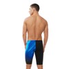 Speedo Men's Rapure Glow V Cut Jammer, Black/Cobalt Pop, 34