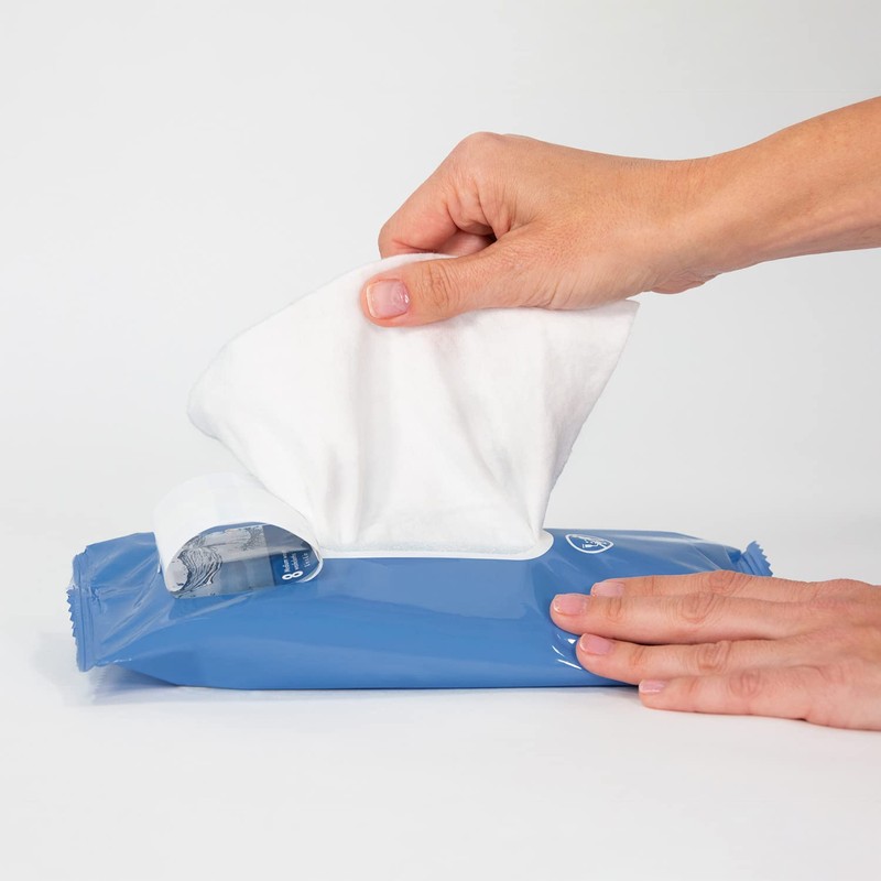 Essential Comfort Bath Cleansing Washcloths - 1 Package, 8 Cloths