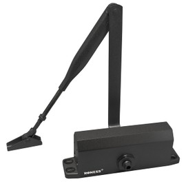 RONESS Door Closer, Hydraulic Automatic Door Closer, Adjustable Door Closer, Automatic Door Closer Commercial or Residential Use(for up to 60KG Door) (Black)