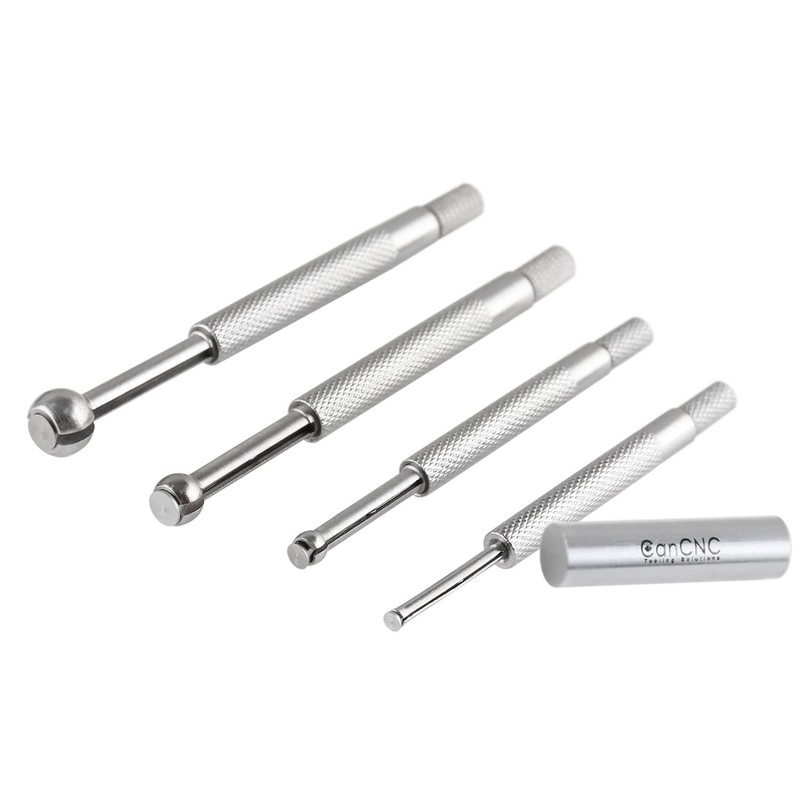 Accusize Industrial Tools 4 Pc Small Hole Gauge Set, Ball