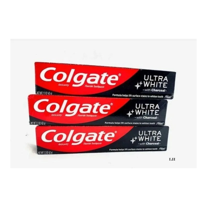 Colgate 4 Packs Colgate Ultra White with Charcoal 2.2 oz
