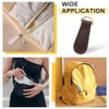 sourcing map 6pcs Zipper Pull 1.57-in Leather Zipper Head Handle