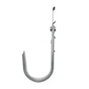 Xadnitu 2" Cable Support J Hook with W Clip, Heavy