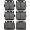 Caltric Front & Rear Brake Pads for Arctic Cat Dvx
