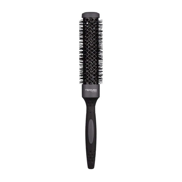 Termix Evolution XL Round Hairbrush Ø 28 mm, 3cm Longer- Hairbrush with ionized fibers and a 25% Extra Surface for Faster Drying