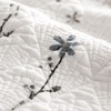 BOV Floral Quilt Set Queen Size 92x96, 100% Cotton Lightweight