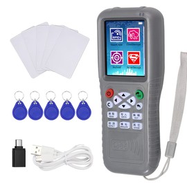 OBO HANDS RFID WiFi CopyKey Full Decoding Function Card Copier/Reader/Writer Programmer NFC Card Duplicator + T57 Key Chain, UID Card, OTG