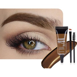 Gel de Cejas Perfectas, Maquillaje para Cejas Duración 24h, Mascara Tinte Fijador para Cejas, Professional Makeup con Pincel y Cepillo Cejas (1#)