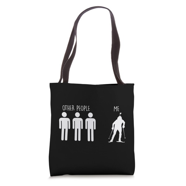 Funny Supersprint Cross Country Biathlete Tote Bag