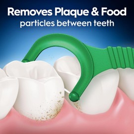 Oral-B Glide Mint Dental Floss Picks with Long Lasting Scope Flavor, 3 Pack of 75 Picks (225 Total)