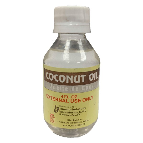 Coconut OIL Aceite De Coco 4oz