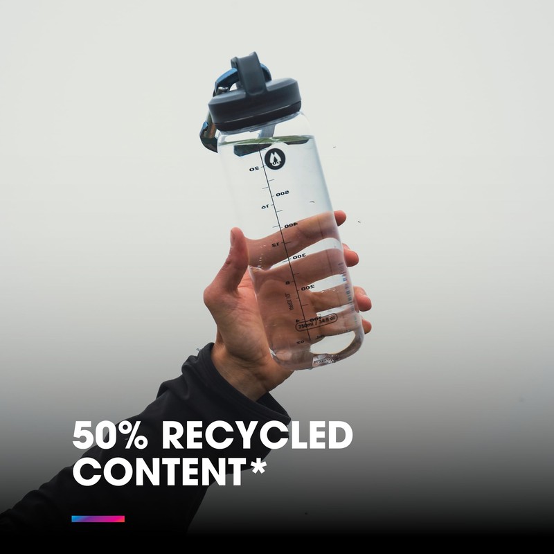 HydraPak Recon - 50% Recycled Plastic Water Bottle, Eco Friendly