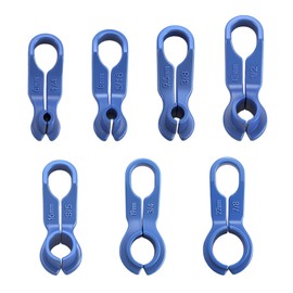 VBGURR 7PCS Fuel Line Connectors,Fuel Line Removal Tool,Vehicles AC Conditioning Pipe Removal Tool,Transmission Oil Cooler Line Quick Disconnect Compatible with Ford, Chrysler Mazda