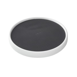 Copco Pro 15-Inch Lazy Susan Turntable, Non-Skid Pantry or Cabinet Organizer for Spices, Condiments, and Bottles, Smooth Rotation, Charcoal Finish