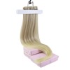 fshine Human Hair Clip in Extensions 22 Inch Ash Blonde