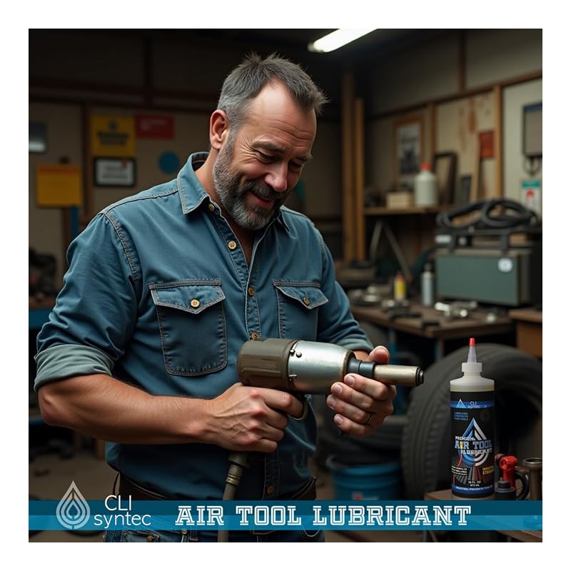 CLIsyntec Air Tool Lubricant - Premium Industrial Pneumatic Tool Oil
