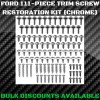 Ford Replacement 1955-1970 Ford Fairlane Interior Exterior Molding Engine Bay
