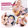 LALAFINA 1set Face Painting Kit Practice Face Paint Board Stencils
