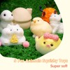 5 Pcs Animals Taba Squishy Toys, Stress Relief Squishies Fidget