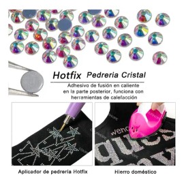 Pedreria Cristal Para Uñas Decorativas Hotfix 1440 Pcs Ss10                                                                                           