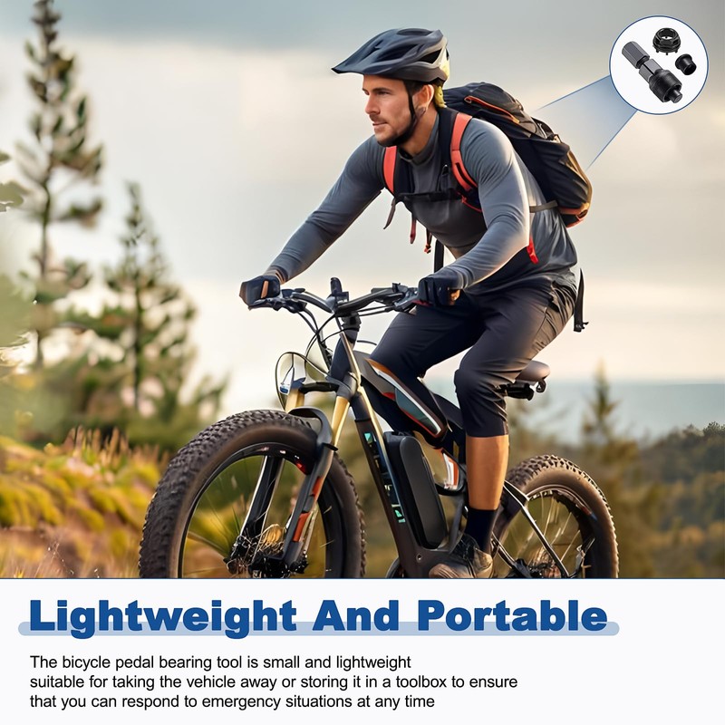 Bogoro Crank Remover Bicycle Black Crank Puller Bicycle Removable Bicycle