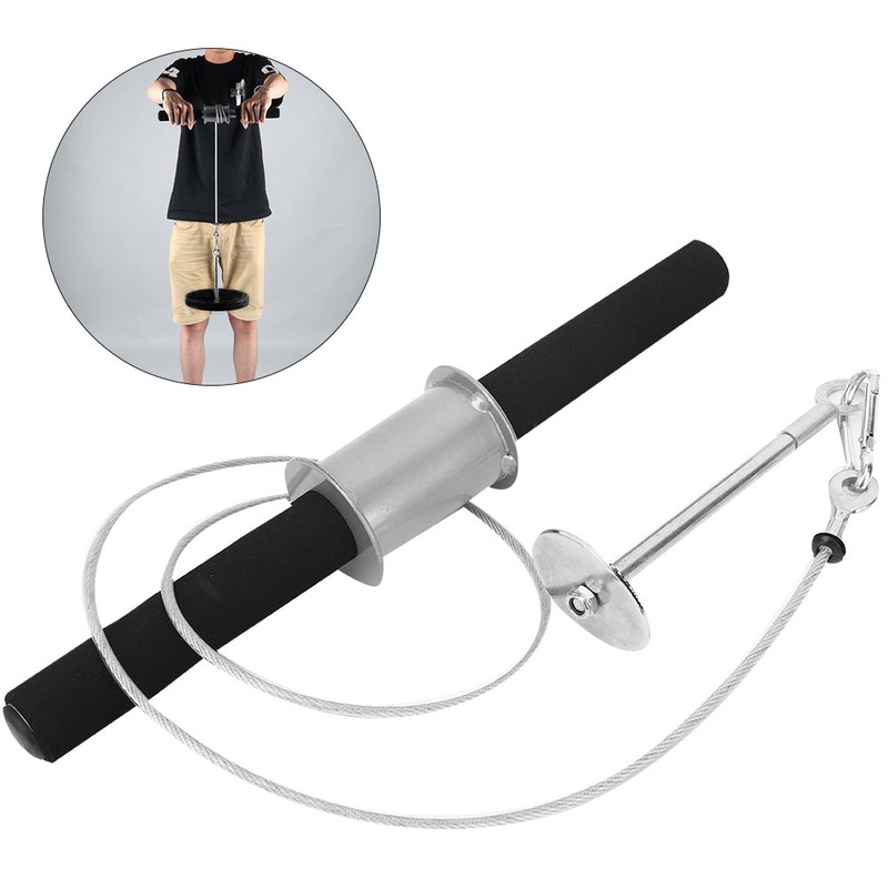 Forearm Wrist Roller Trainer Muscle Training Fitness Equipment with Foam