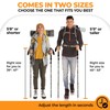 Foxelli Lightweight Trekking Poles – Compact Walking Sticks with Quick