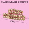 Dancing Bells Anklet Ghungroo with Colored Cushion Pad 2 Line