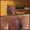 HzTinT 3 Pack Metal Hat Rack, Hat Organizer for Baseball