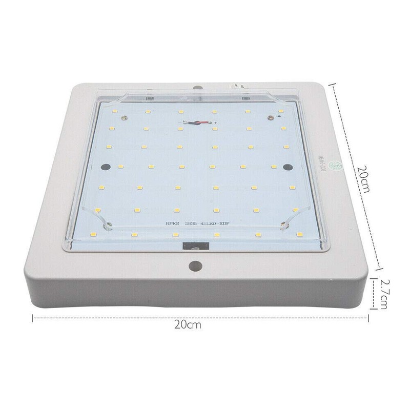 LED Ceiling Light, 12V 9W Car Roof Light, Interior Lamp