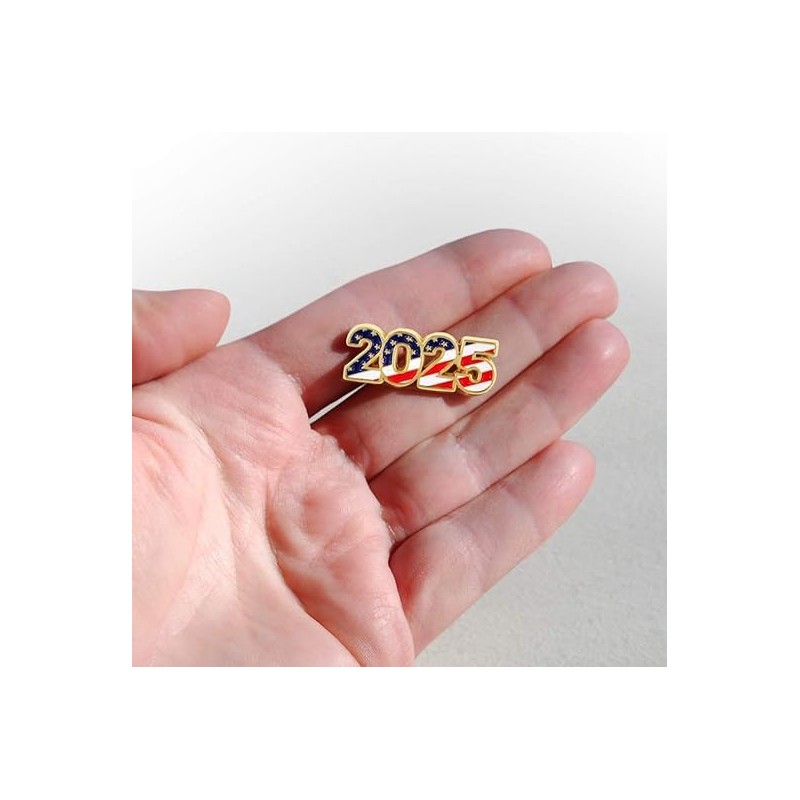 2025 Patriotic Year Pin 1 Piece