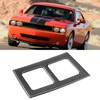 Carbon Fiber Rear Air Outlet Vent Cover Trim Fit for