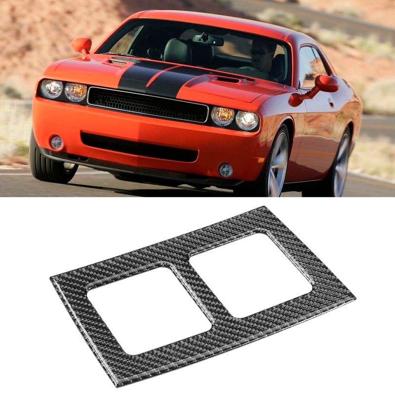 Carbon Fiber Rear Air Outlet Vent Cover Trim Fit for